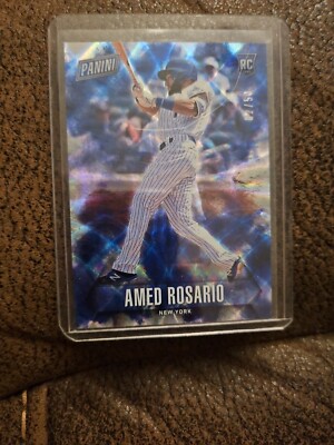 2018 PANINI FATHER'S DAY FUTURE FRAMES AMED ROSARIO RC #/50 METS GUARDIANS RAYS 