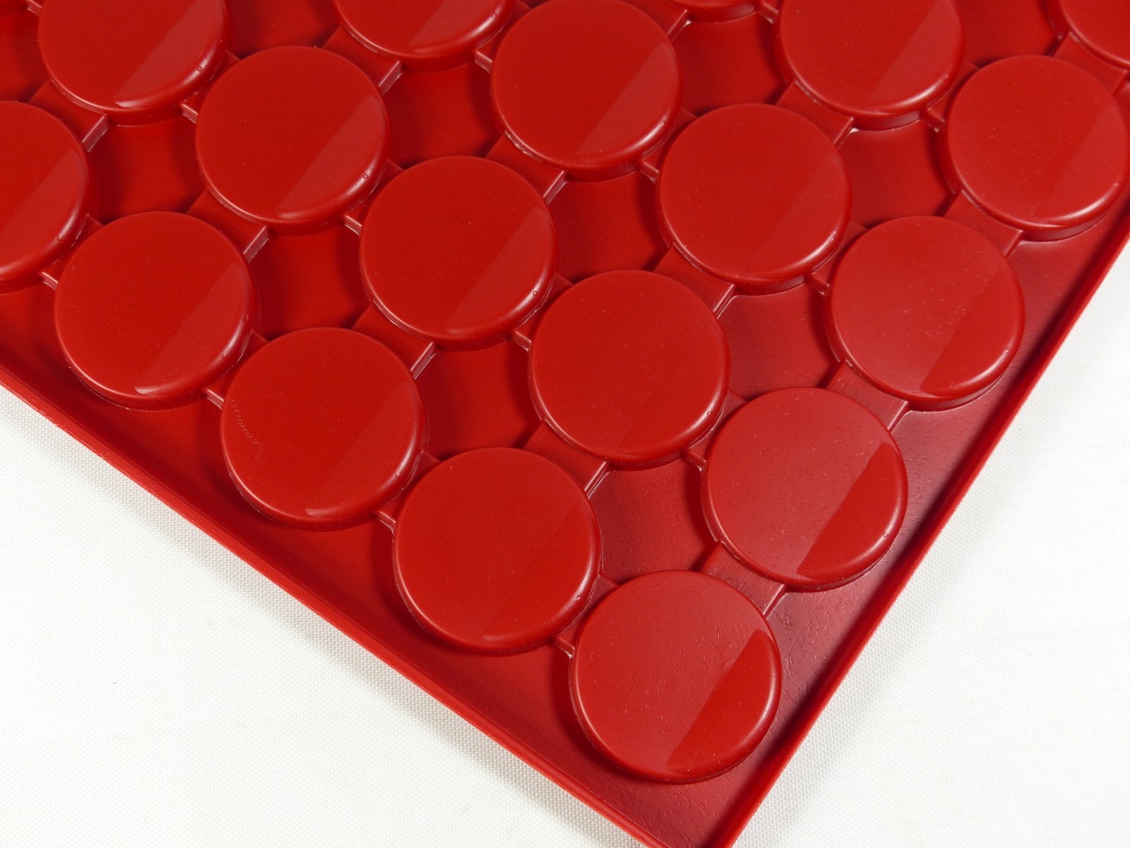 Lindner Dark red coin tray insert for 29 Olympic 50p coins in capsules