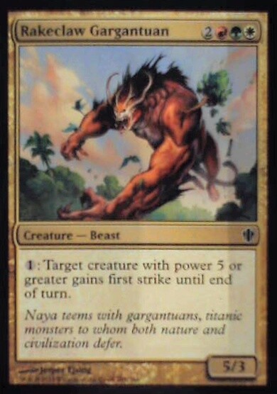 Rakeclaw Gargantuan - Commander 2013: #205, Magic: The Gathering Nm R146