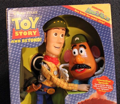 Toy Story Pull String Squad Leader Woody - Interacts with Battle