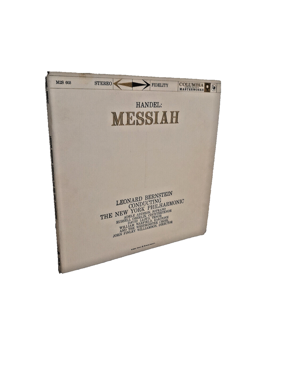 【希少USプロモ2LP】Handel's Messiah レコード Messiah - Handel And Haydn Society of Boston 3 LP Box Set