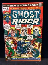 Ghost Rider #6 Feb 1974 Higher Mid Grade C/f Bottom Staple Popped