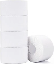 Athletic Tape,5 Pack White Sports Tape,Very Strong No Sticky Residue Wrist Ankle