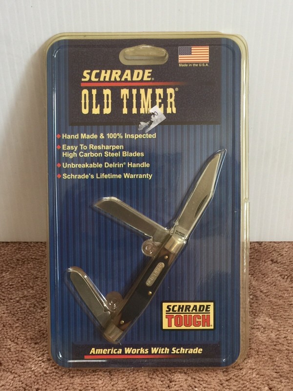 Schrade Old Timer Pocket Knife 340TCP Made In The USA