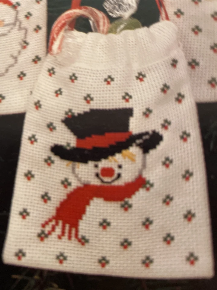Santa Rudolph Christmas Cross Stitch patterns gift bags Creative Expressions - Image 3 of 4