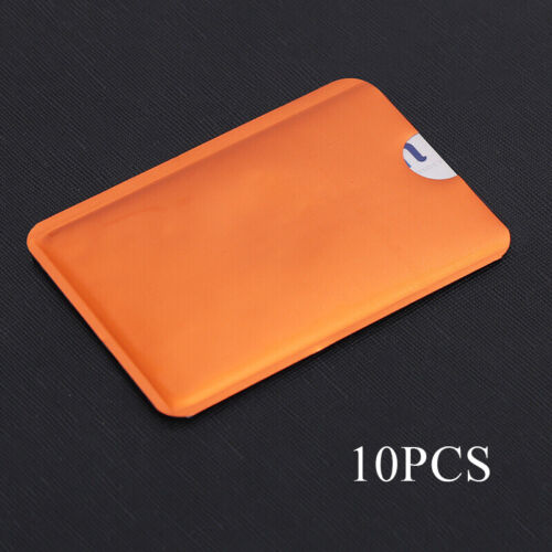 10Pcs RFID Blocking Sleeve Credit Card Protector Anti Theft Cover Case Cover ┊ - Zdjęcie 16 z 19