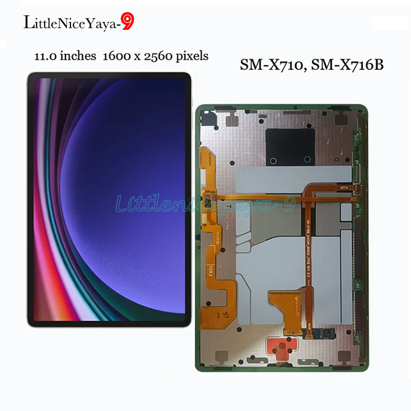 For Samsung Galaxy Tab S9 SM-X710 SM-X716 LCD Display Touch Screen