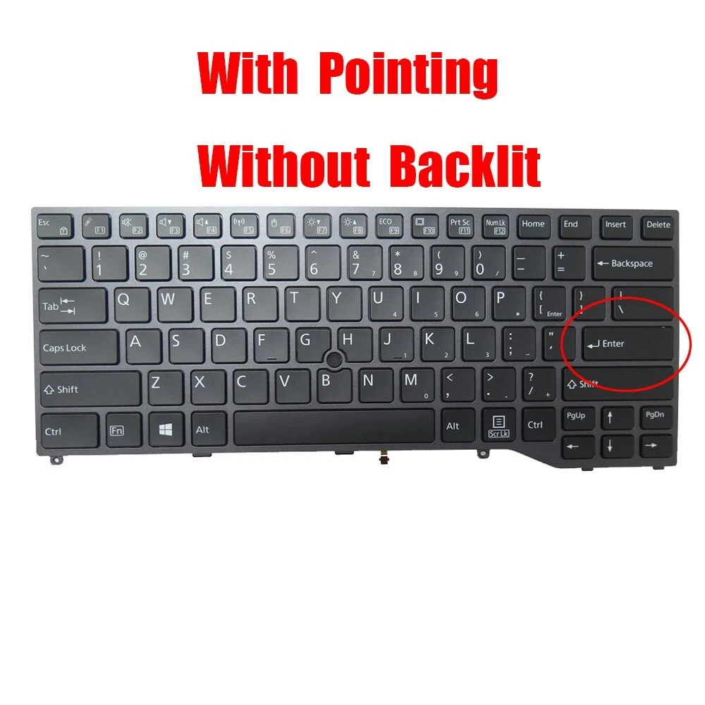 Fujitsu Lifebook E753 E754 Laptop Keyboard - Ok Computer Plus
