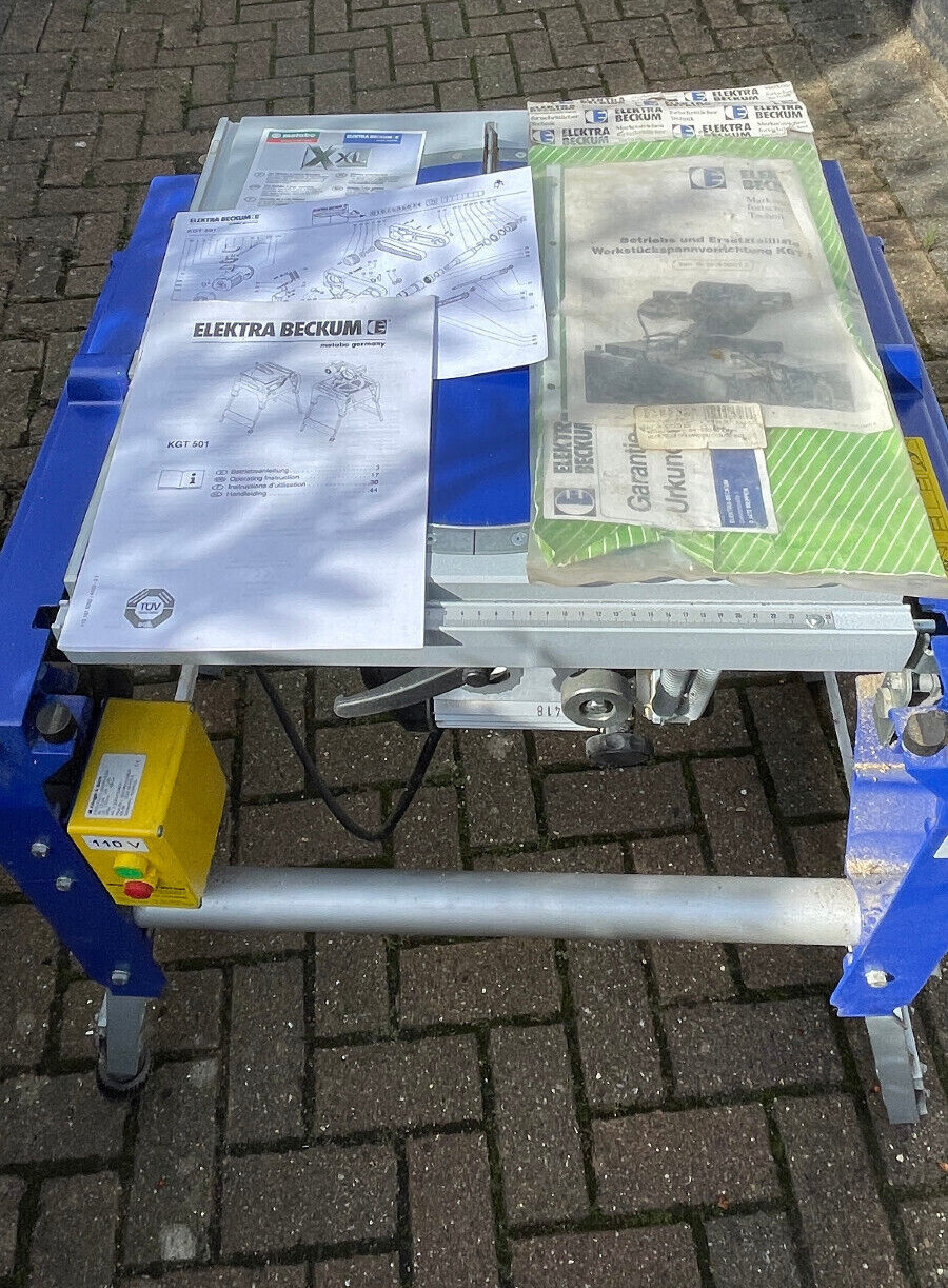 Flip saw (flip over table/mitre/chop saw) by Elektra Beckum eBay