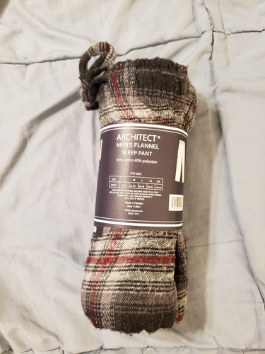 Architect Men’s Flannel Sleep Pant Size Large NWT! - Picture 3 of 6