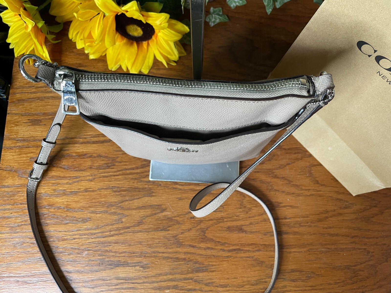 COACH KITT MESSENGER 59975 CROSSBODY CROSSGRAIN LEATHER BAG HANDBAG