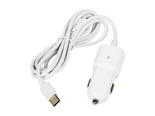 Neuf Voiture Camion Chargeur 5V 2.1A 12V 24V USB Type C Blanc Cigare Câble Plug