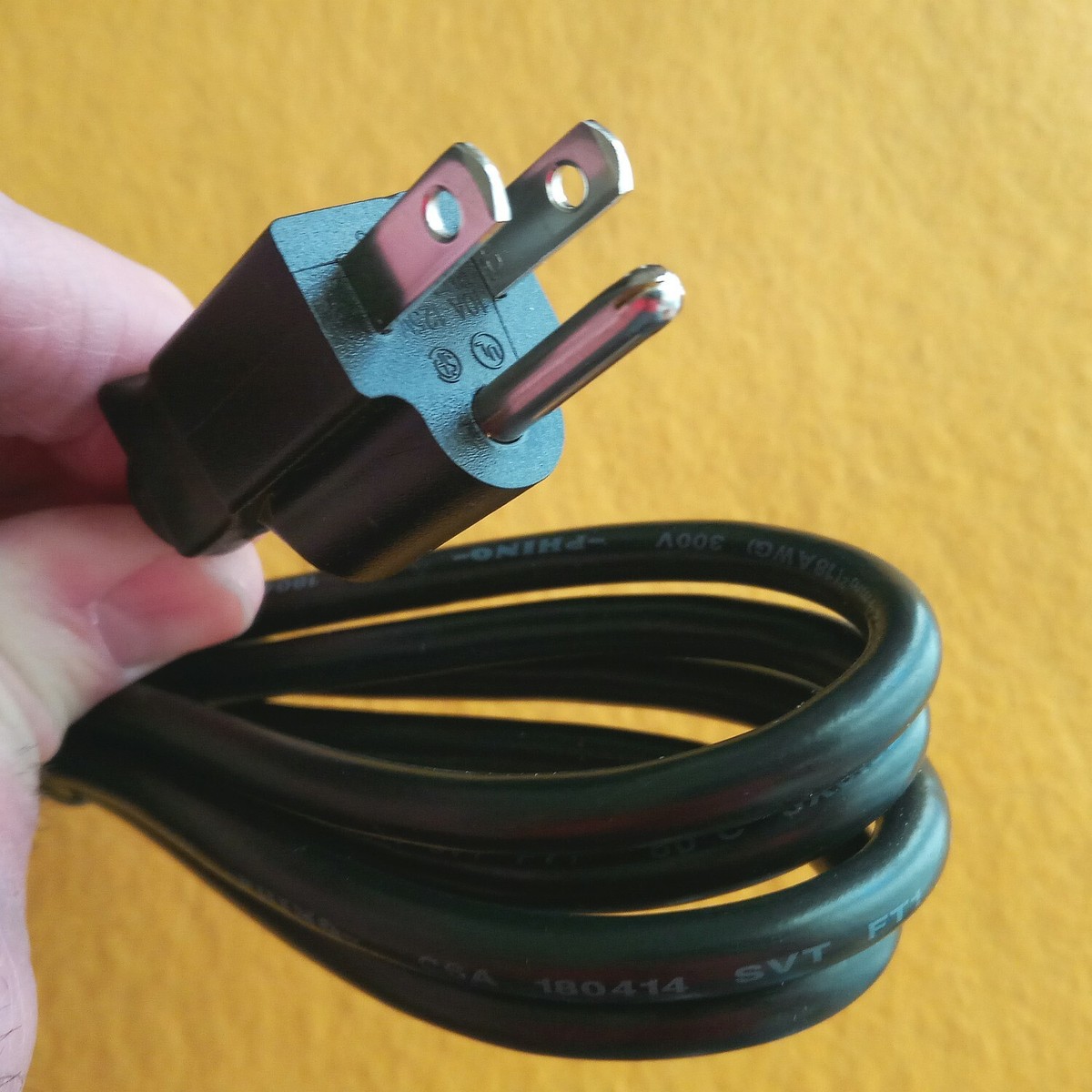 Replacement Vizio TV Power Cable Replacement Vizio Power Cord - AC Cable For VX32L, VX37L, VX42L, VX52L, VW37L HDTV Models Vizio Replacement AC Cord - Foto 5