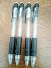 4 Z-Grip ZEBRA Mechanical Pencil 0.7mm Point Size Standard HB Lead BLACK Grip 