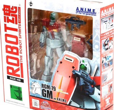 Robot Spirit ＜SIDE MS＞ MS- RGM-79 GM ver. A.N.I.M.E. Action Figure BANDAI