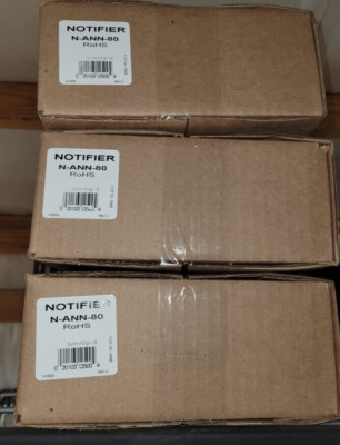 Notifier N-ANN-80 Annunciator LCD, Brand New BLACK
