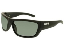 Spy Optic Dega Sunglasses Matte Black Ansi / Happy Gray/Green 673368243863 