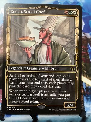MTG MAT: Rocco, Street Chef (Legendary Creature Elf Druid) Showcase Rare  0094