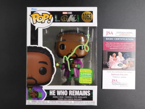 Jonathon Majors Signed Autographed Funko Pop 1062 He Who Remains Loki JSA COA