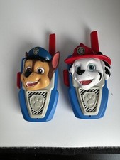 PAW Patrol Walkie Talkies Spin Master Marshall and Chase Not Tested