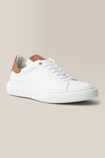 Good Man Brand Legend London White Dark Vachetta Edge Italy Sneakers Men's 16