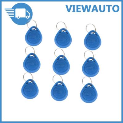 9X New EM 4100/4102 Keychains 125Khz RFID Proximity ID Card Token Tags Key Fobs