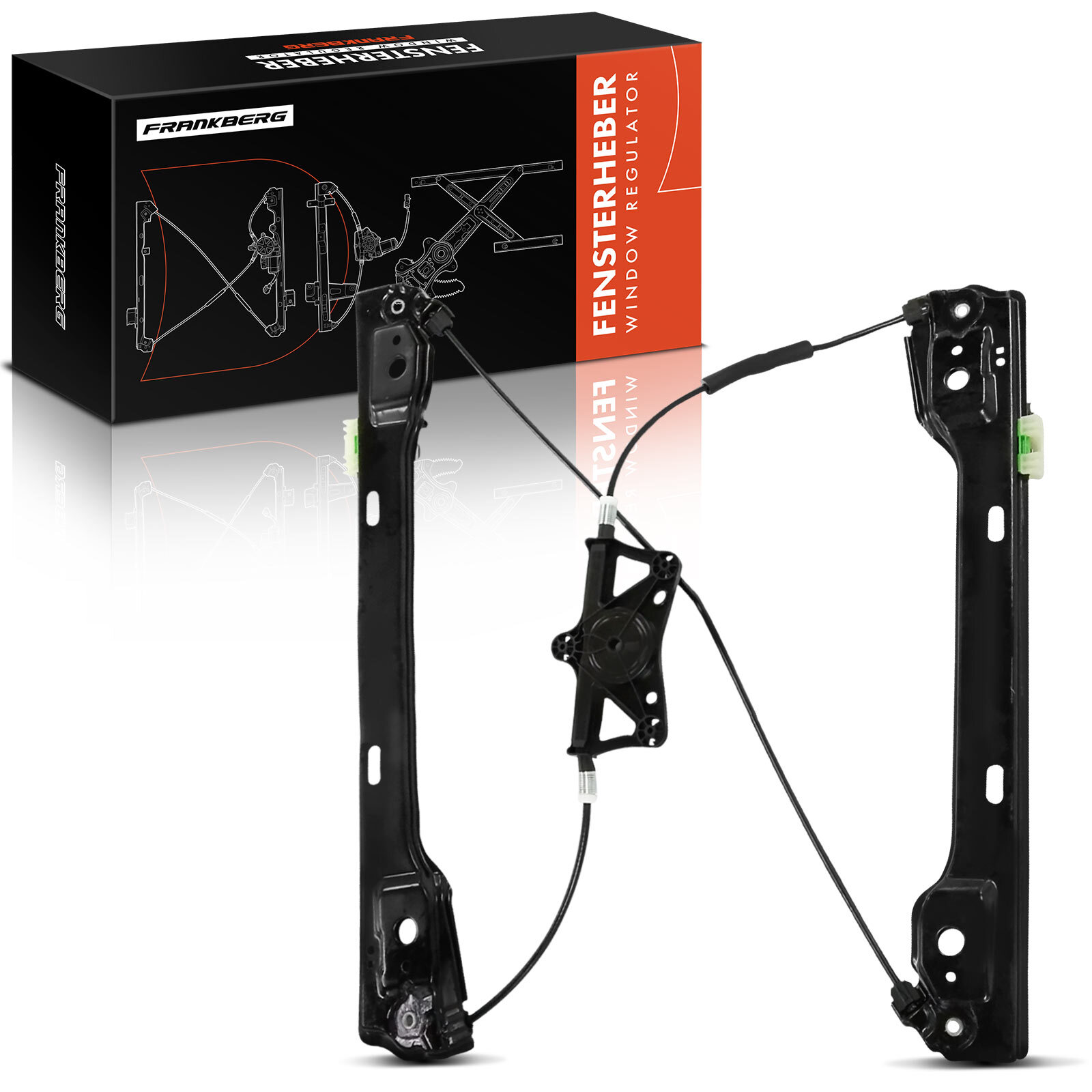 FRANKBERG Power Electric Window Regulator without Motor for Front Right