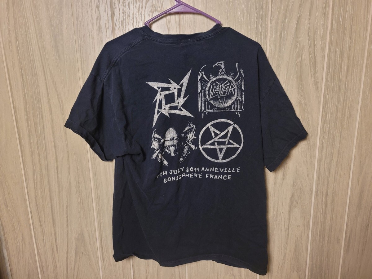 The Big 4 Slayer Megadeth Anthrax Metallica France July 9 2011