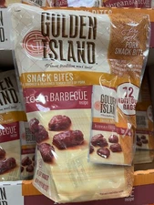 Golden Island Koren BBQ Snack Bites Jerky 1.5 Oz - 12 individual Pack