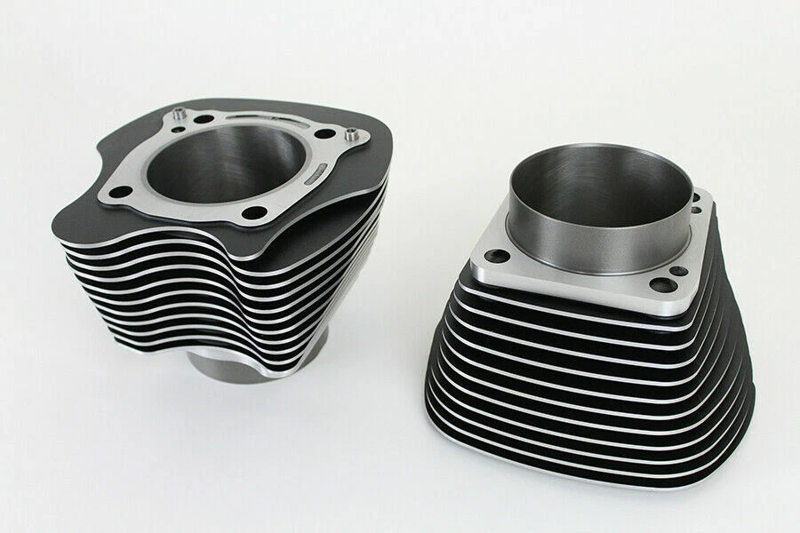 Комплект черных цилиндров большого диаметра M8 для Harley Davidson от V-Twin - Изображение 2 из 2