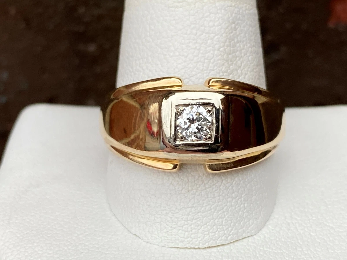 Men's diamond rings on ebay sale