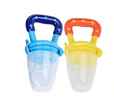 VBaby Colorful Baby Food Feeder Baby Teething Toy Silicone Teether Pacifier