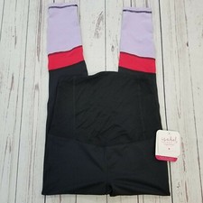 Isabel Maternity Full Length Crossover Panel Leggings Size XS