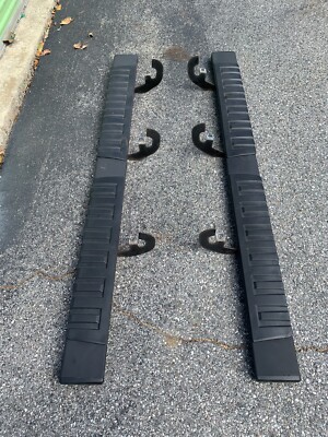 Running Boards 6-inch Black Fit 19-22 Chevy Silverado GMC Sierra Crew Cab