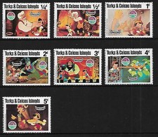 1980 Christmas Part set of 7 Complete MUH/MNH as Purchased at Post Office
