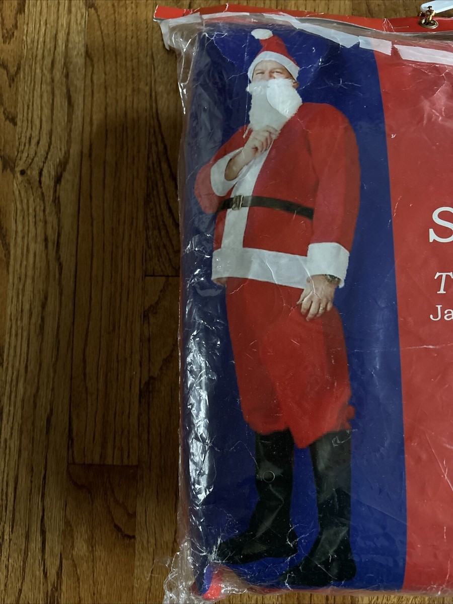 6 Piece Santa Costume Set Adult Large L Supree Creations Complete