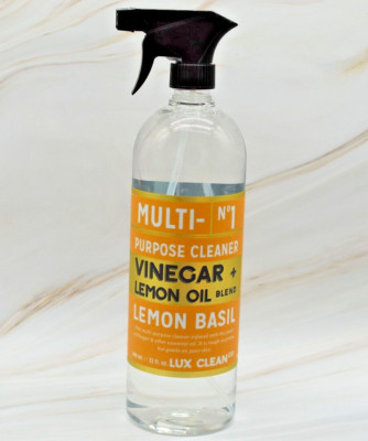 LUX CLEAN CO Multi Purpose Cleaner Vinegar & Lemon Oil Lemon