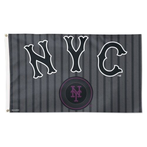 NEW YORK METS CITY CONNECT 3'X5' DELUXE FLAG NEW WINCRAFT ⚾