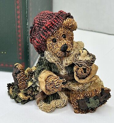 Boyds Bears Vintage 1994 Resin Figurine Elgin The Elf Bear Boyds Bears Vintage 1994 Resin Figurine Elgin The Elf Bear
