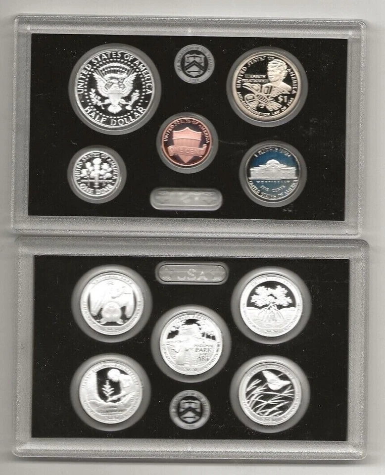 2020 s 11-piece silver proof set with W-minted nickel - Image 3 of 4