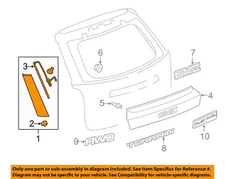 GMC GM OEM 10-16 Terrain Liftgate Tail Tailgate Trunk-Sensor 22923434