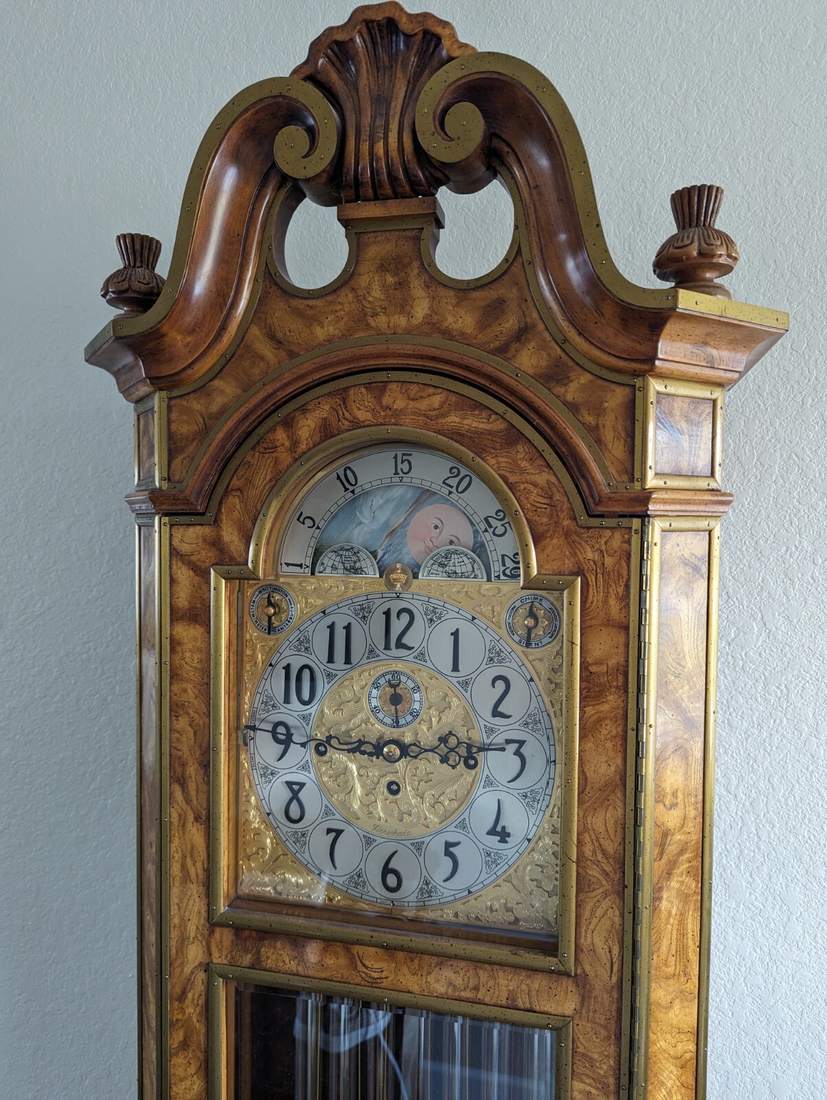 Herschede Model 250 Grandfather Clock WORKS GREAT LOCAL PICKUP ONLY