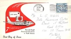 Canada FDC - 1964 - Air Mail 7 cent Jet Plane, Scott # 414, Unique Cachet