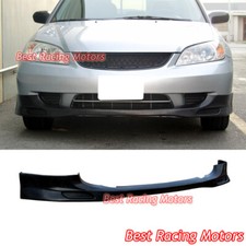For 2004-2005 Honda Civic 24dr Jdm Style Front Bumper Lip Urethane For 2004-2005 Honda Civic 24dr Jdm Style Front Bumper Lip Urethane