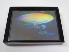 Vintage Star Trek Next Generation Hologram CARD Paperweight