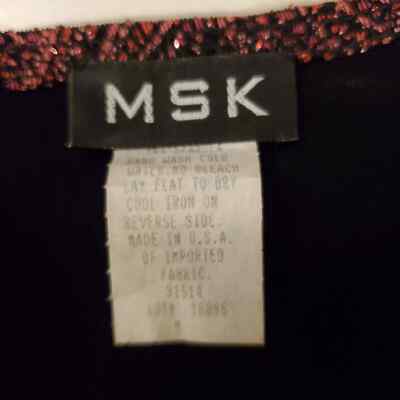 トップス MsK MSK Women's Pink Rhinestone Long-Sleeved Top, Size M | eBay