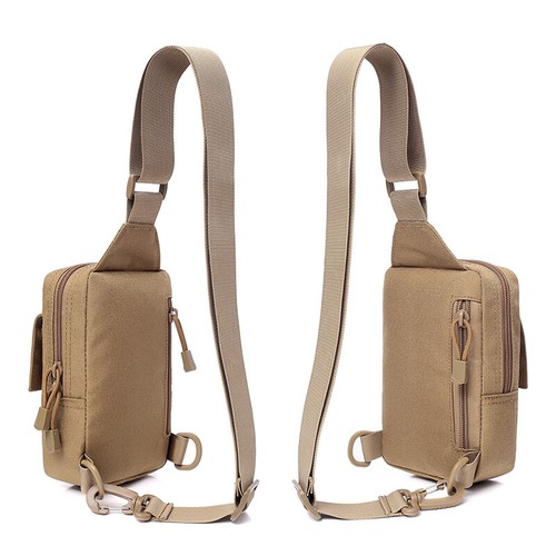 Men's Tactical Military Shoulder Bag Molle Chest Pack Messenger Bags Sling Pack - Picture 5 of 22