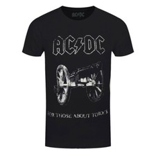 Image of AC/DC T-Shirt About To Rock ACDC Band Official Black New