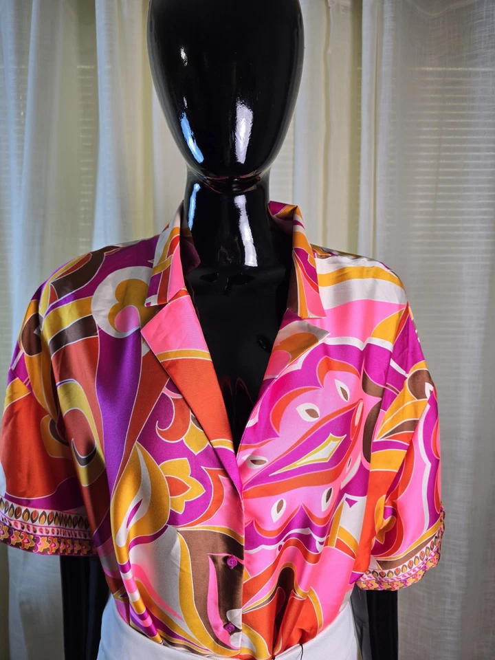 Express женщин яркий пуговицах верхний размер XL - Изображение 3 из 4