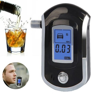 Alkoholtester Promilletester Alkomat Alcohol Tester Polizeiqualität+Mundstücke